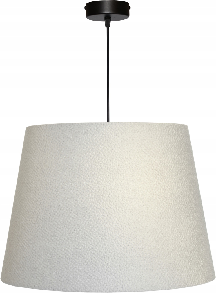 Závěsná lampa Závěsný lustr E27 Bílá Bublinková Stínidlo Kužel 34x44 h29 Arezzo