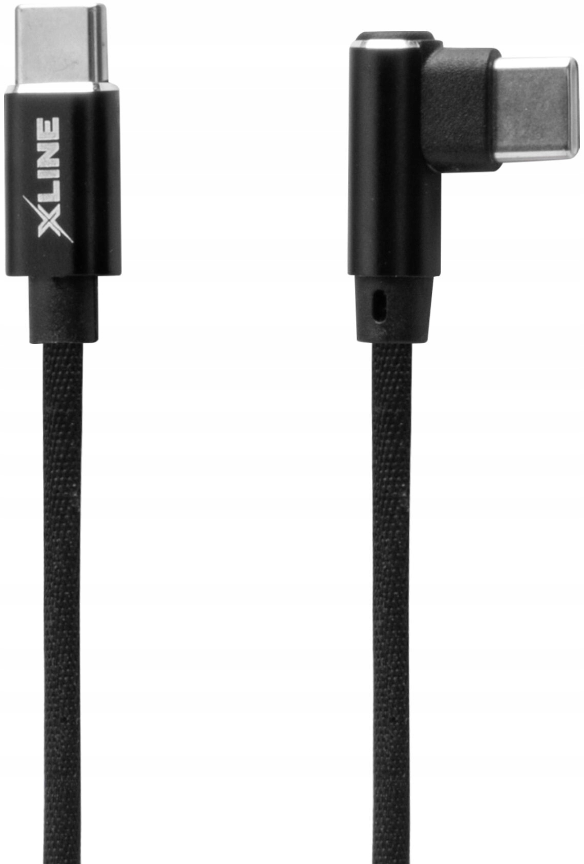 Kabel Usb Typ-C Usb Typ-C kątowy Xline 60W 1m
