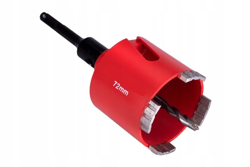 Otwornica Diamentowa Koronka Do Gresu Żelbetu Betonu Muru Sds+ 72mm