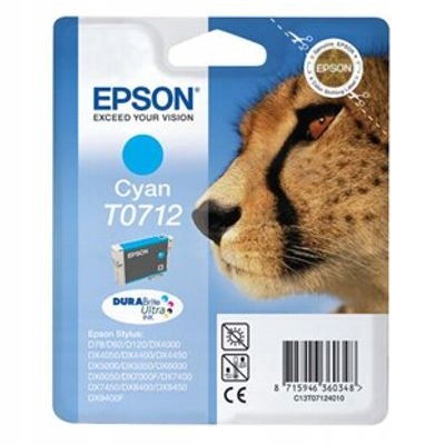 Tusz Epson niebieski (cyan) C13T07124012