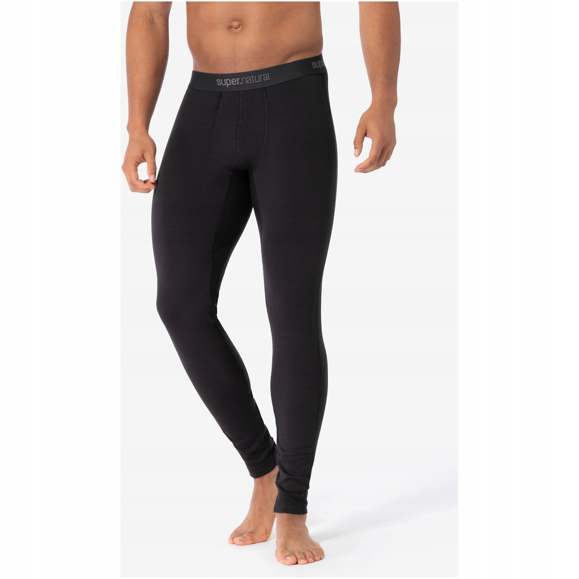 Legginsy termoaktywne męskie Super.natural M Pim Pant czarne rozmiar M