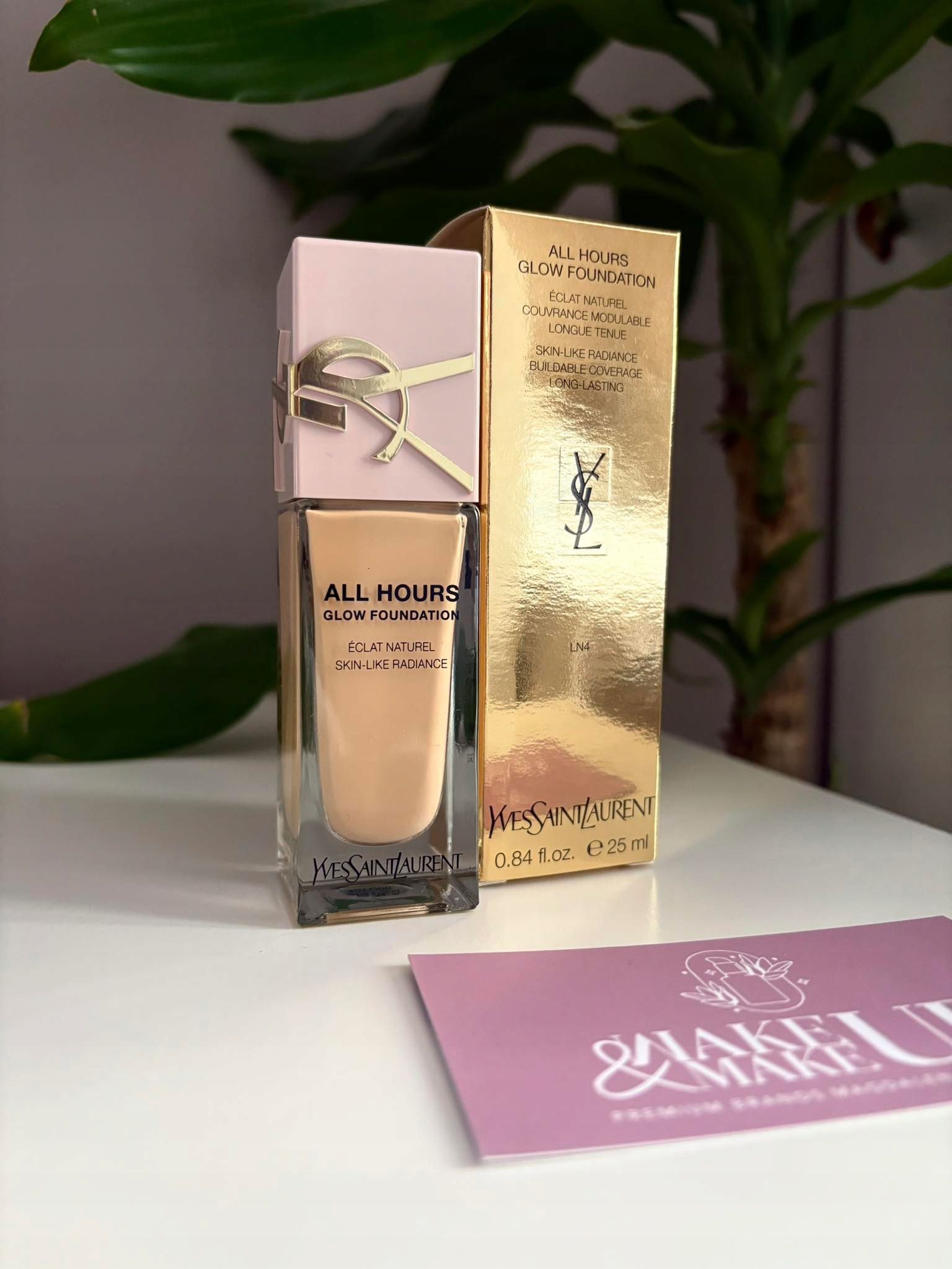 Ysl All Hours Glow Foundation LN4 25ML