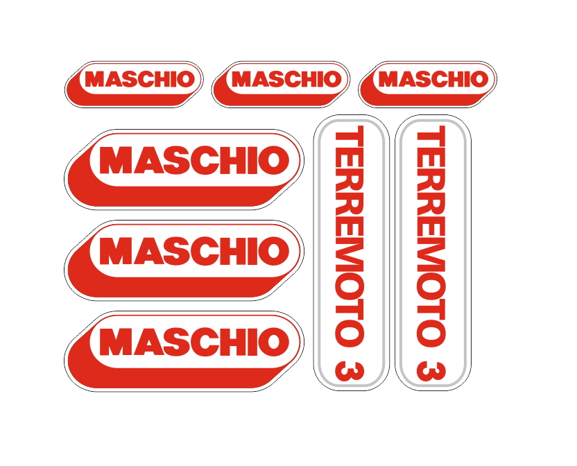 Samolepky samolepka Maschio Terremoto 3