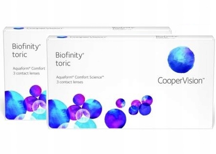 

Soczewki Kontaktowe Biofinity Toric 2x3 szt