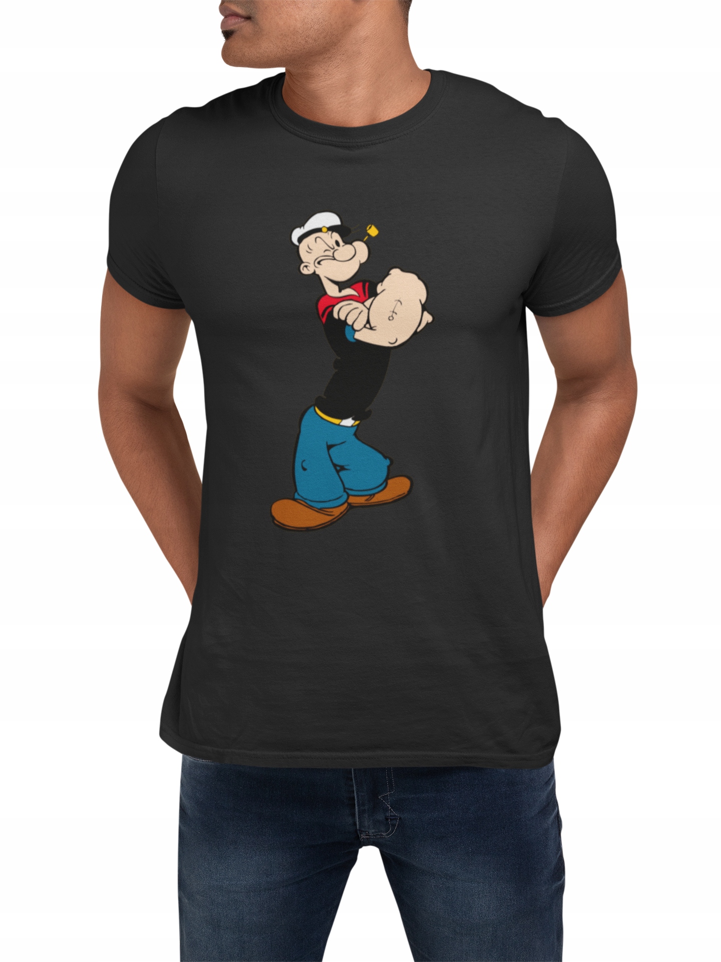 

Koszulka męska- popeye- papaj- bajka- L