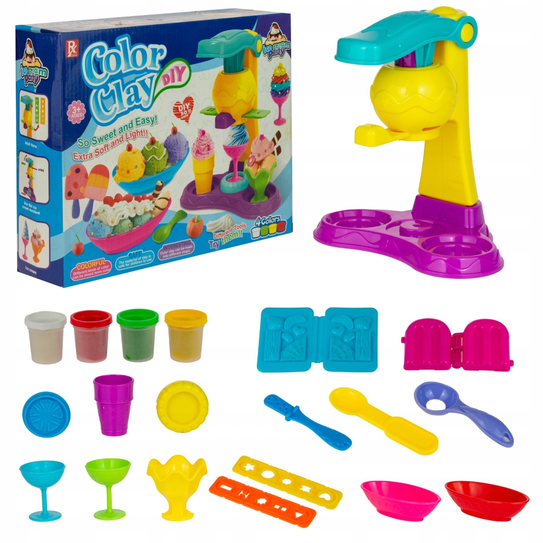 ПЛЕЙ ?? НАБОР МАССА ПЛАСТИЧЕСКАЯ ДЕСЕРТЫ+ФОРМОЧКИ