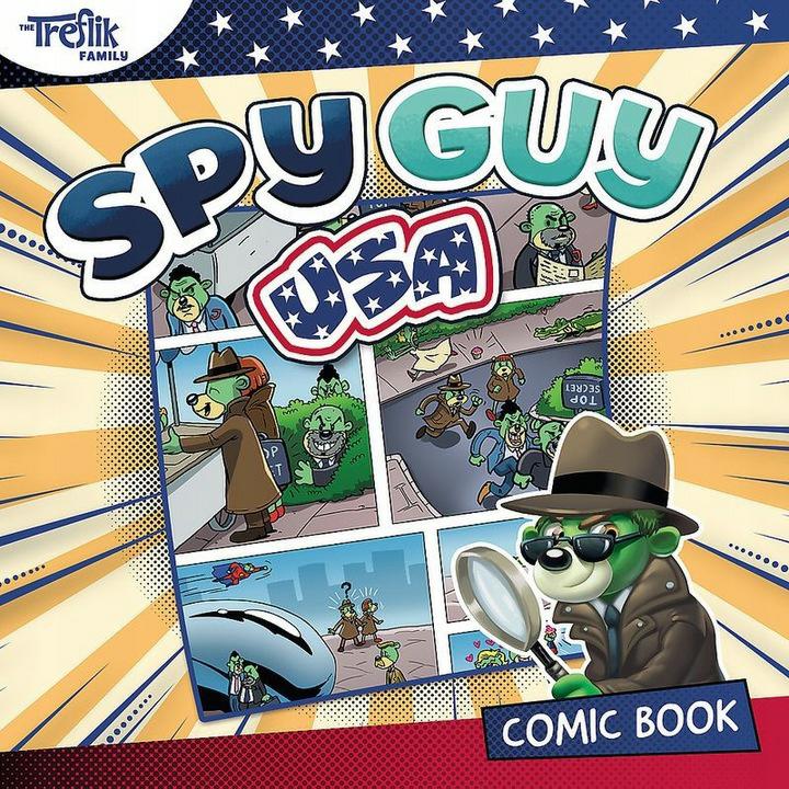 Trefl komiks spy guy Usa