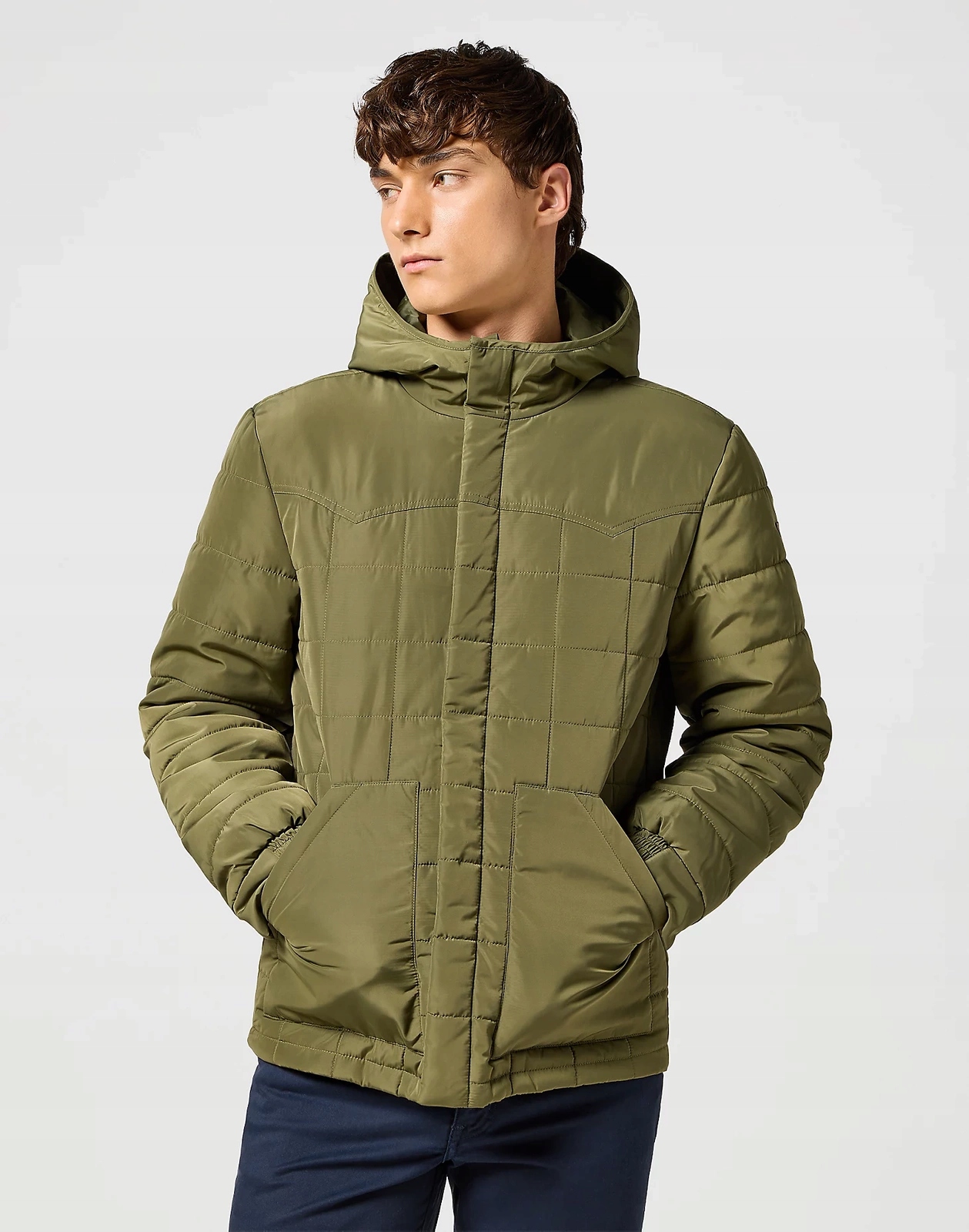 Pánská bunda Wrangler Transitional Puffer Ivy Green 112357207 XL