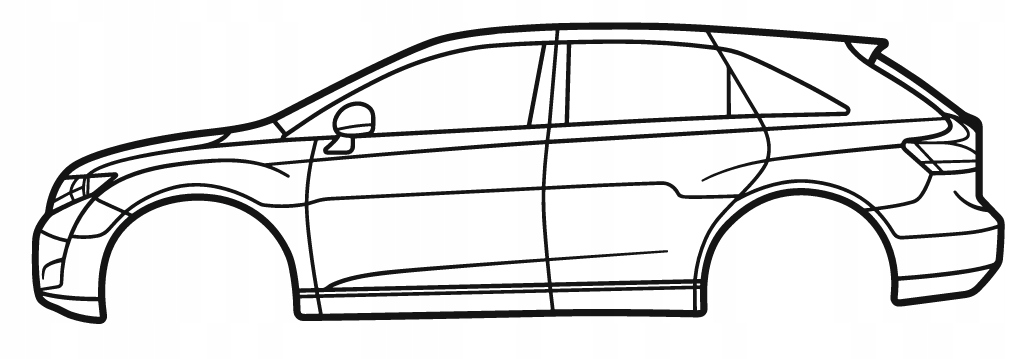 nástěnná dekorace Obraz Auto Toyota Venza 1ST Gen (AV10) 2009