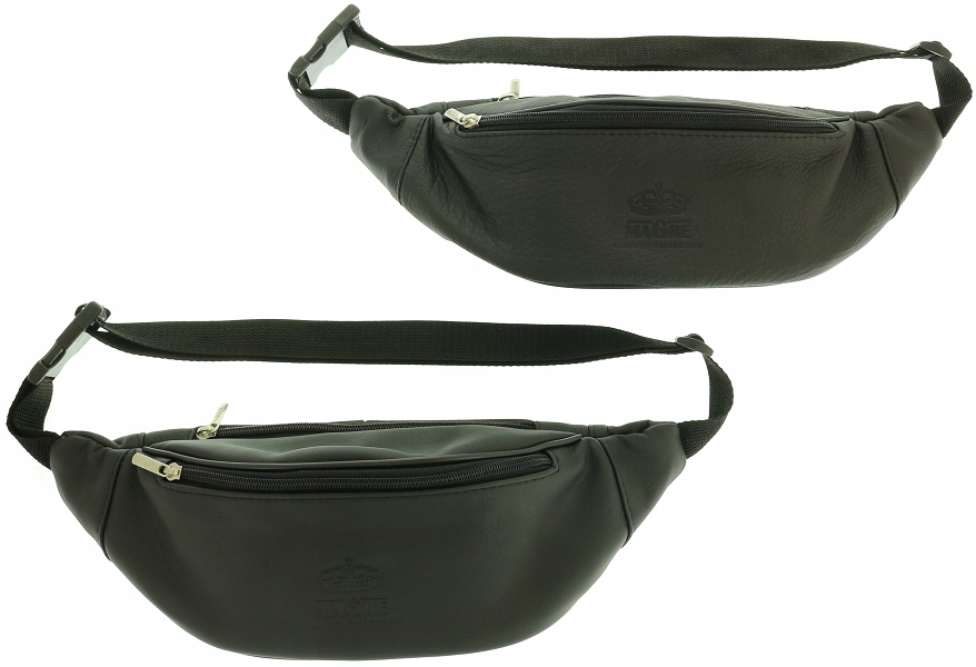 NERKA męska skórzana solidna polska CZARNA PL PROD Typ nerka