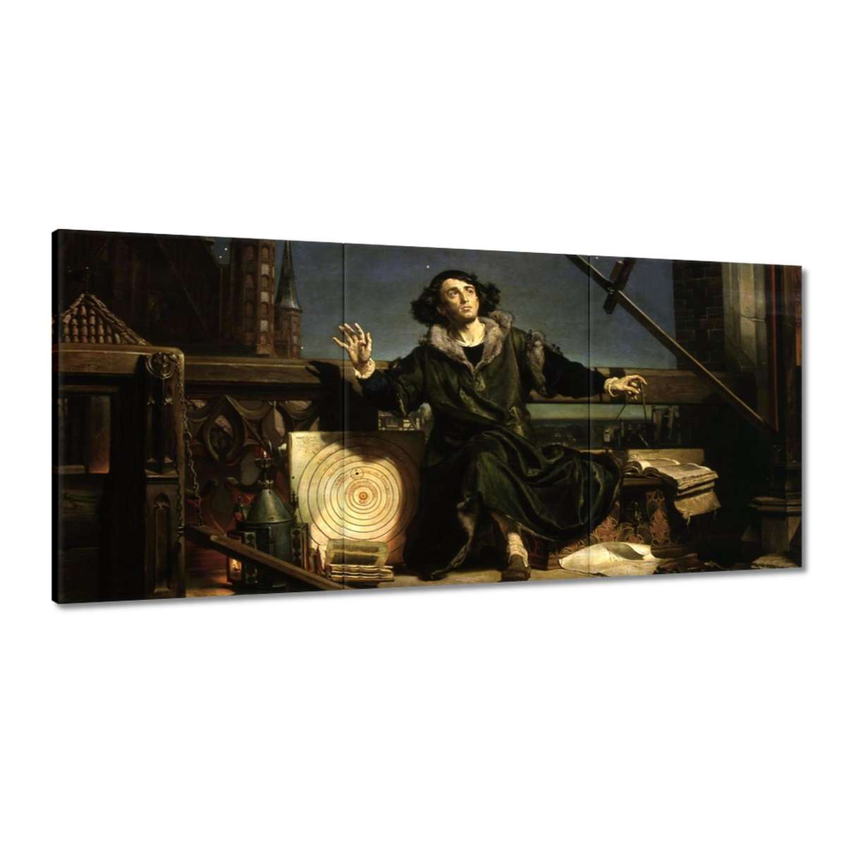 Obrazy 210x100 Astronom Kopernik Rozhovor