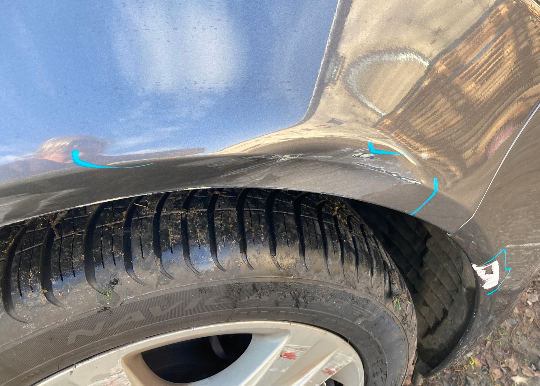OPEL INSIGNIA 09R fender right front Z177