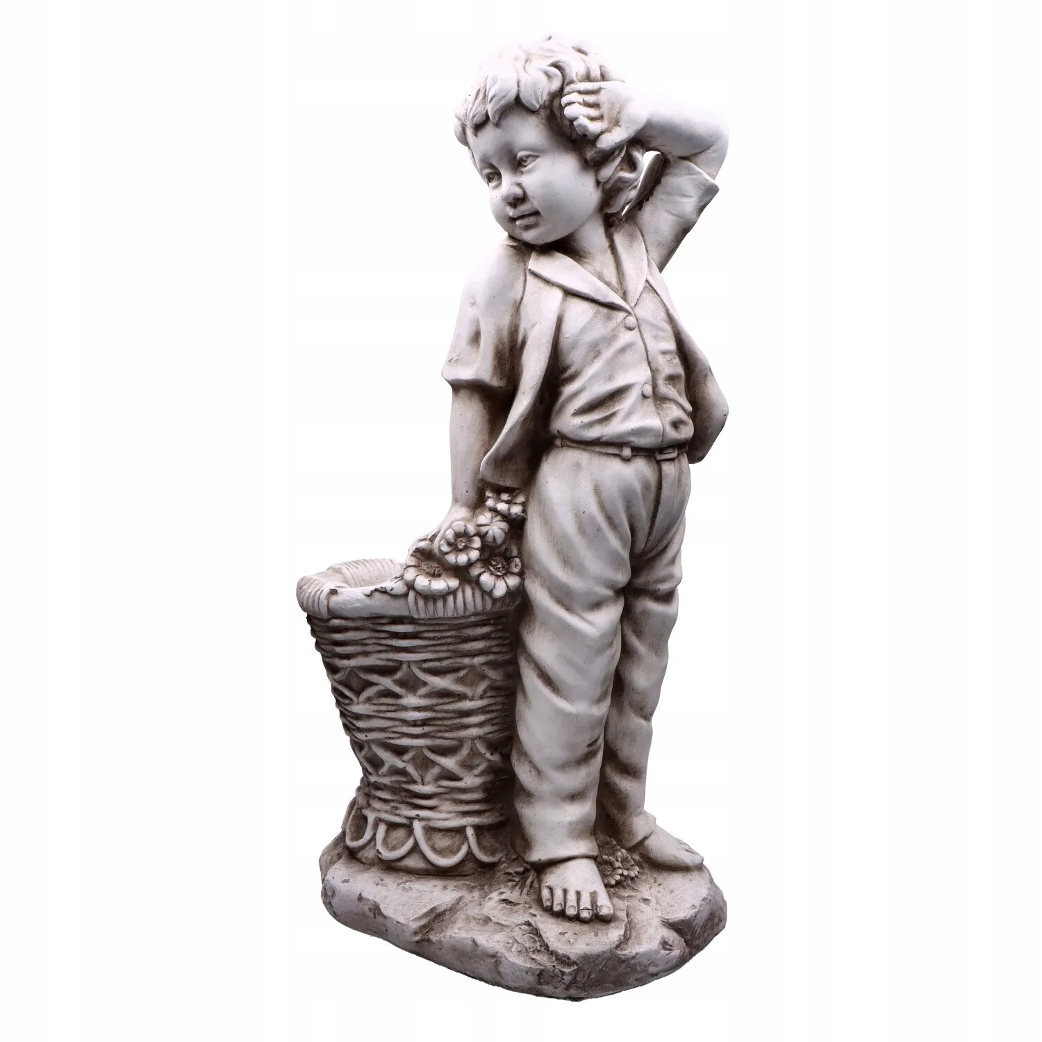 Dekoratívna záhradná socha z plastu na terasu