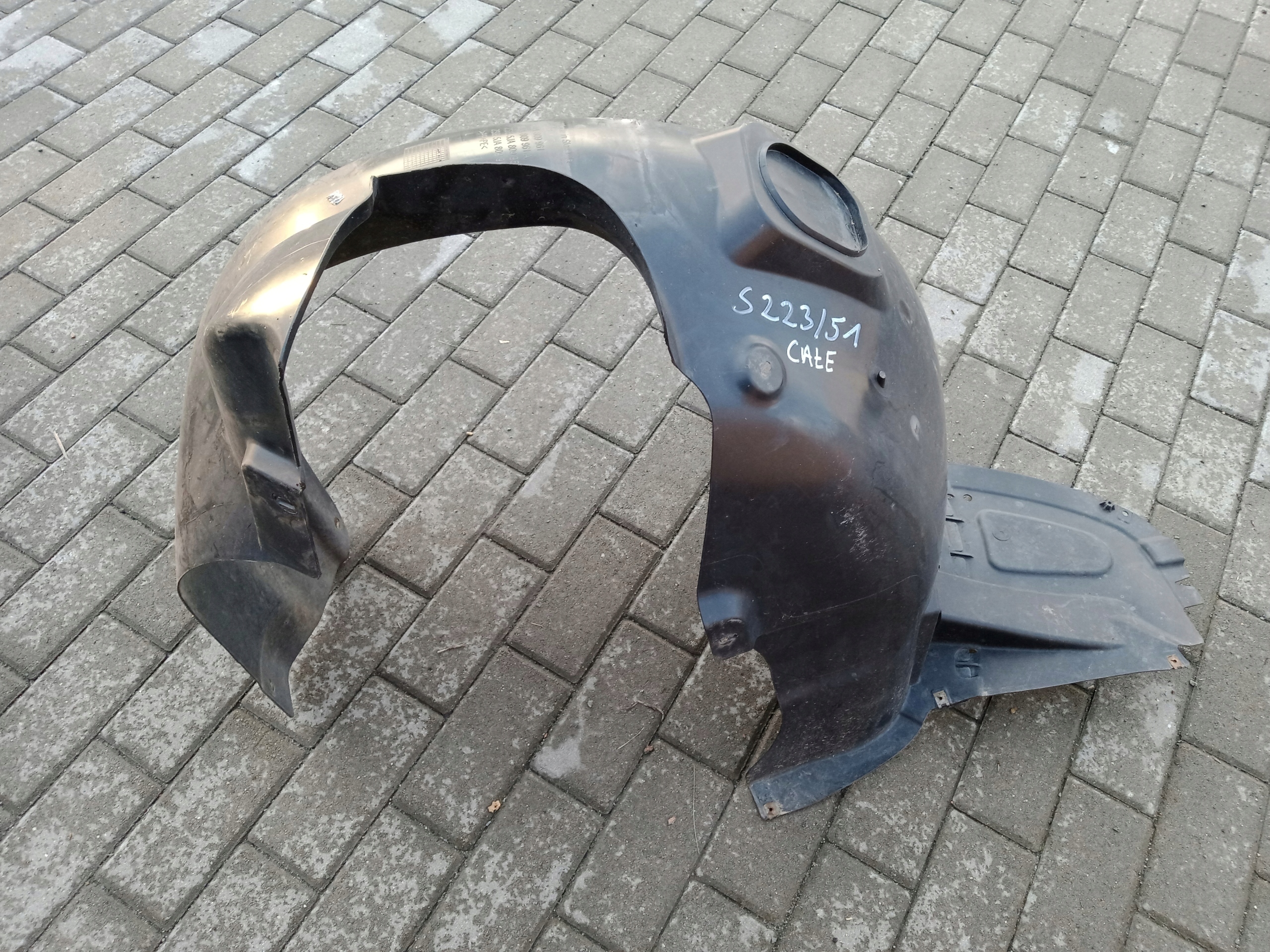 SKODA RAPID 12- NADKOLE LEWE PRZÓD 5JA809961 CAŁE