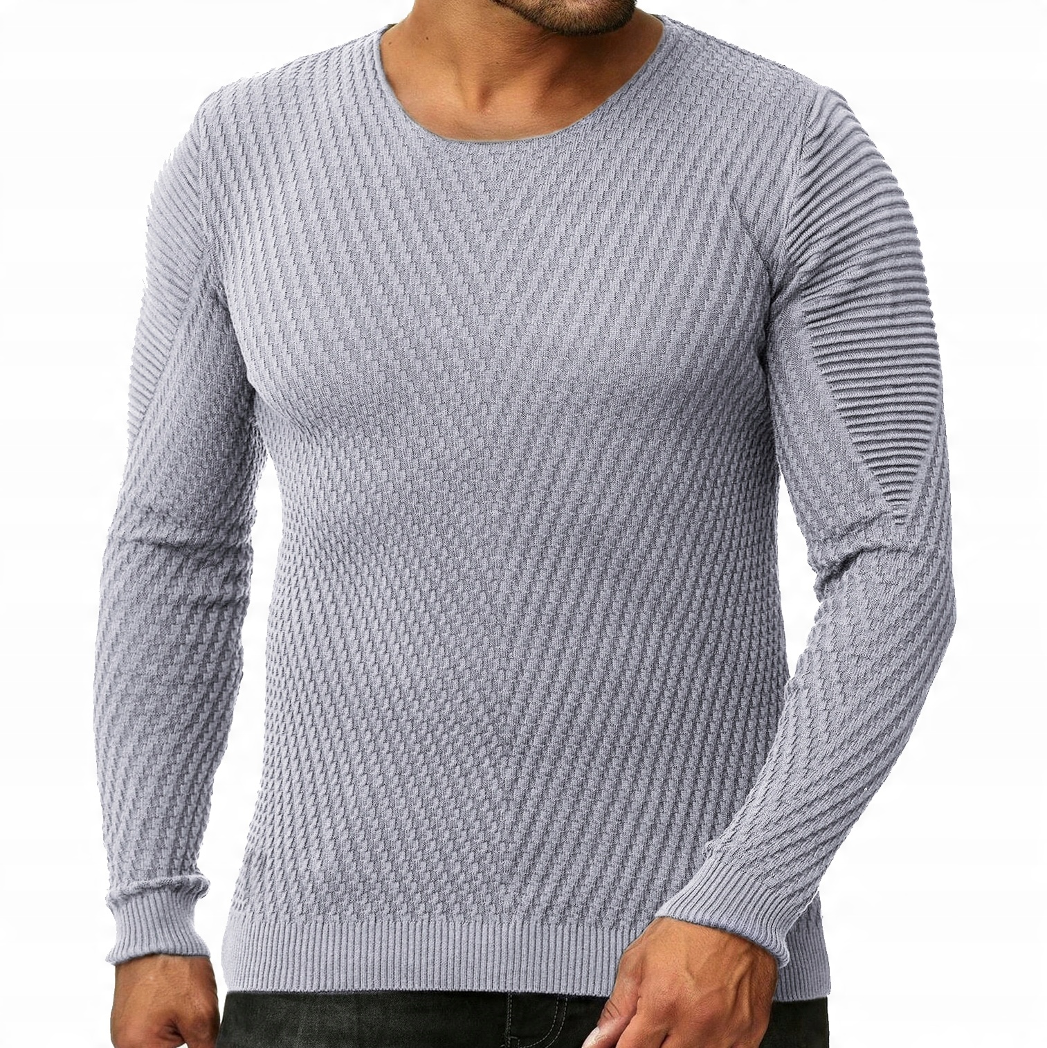 

Sweter Męski Bluzka Slim fit