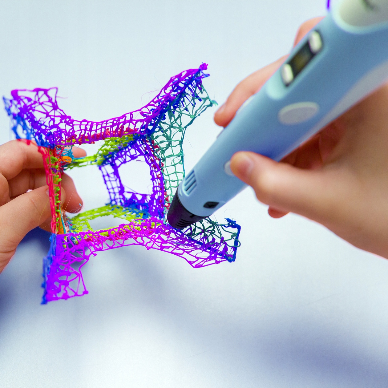DŁUGOPIS DRUKARKA 3D PEN ZESTAW WKŁADY PODSTAWKA KABEL USB DLA DZIECI Płeć chłopcy dziewczynki
