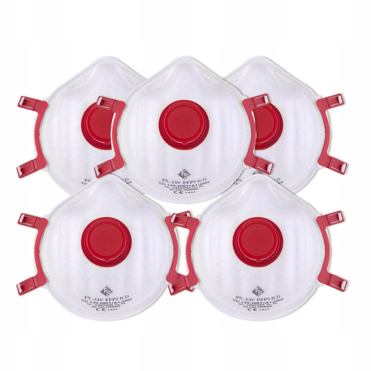 

5x Maska FFP3 Maseczka Ochronna Antywirusowa