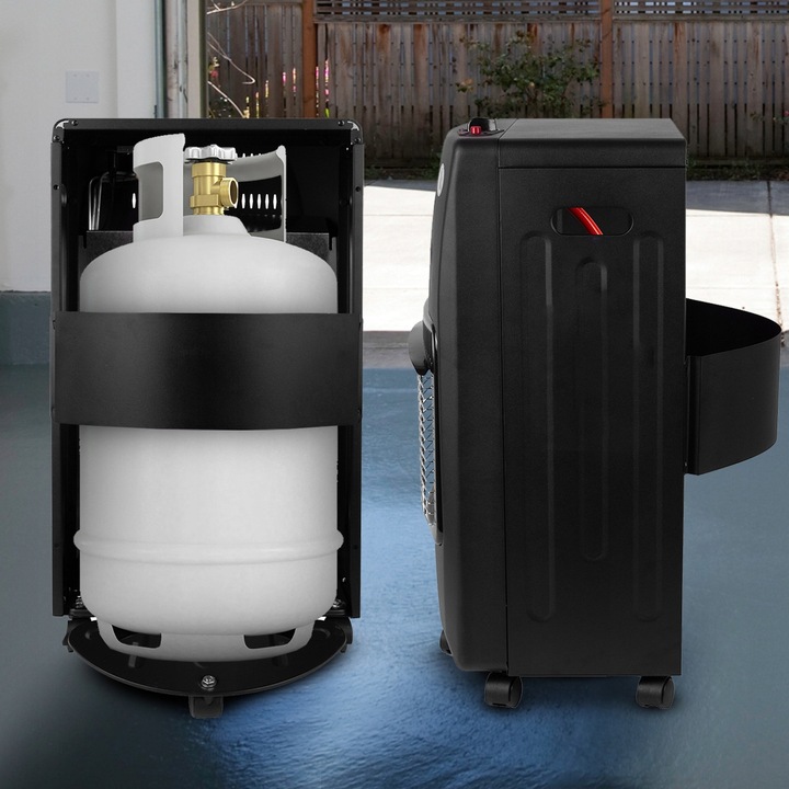 WYDAJNY PIECYK GAZOWY NA BUTLĘ GRZEJNIK WĄŻ REDUKTOR ZESTAW XXL 4,2kW Stan opakowania oryginalne