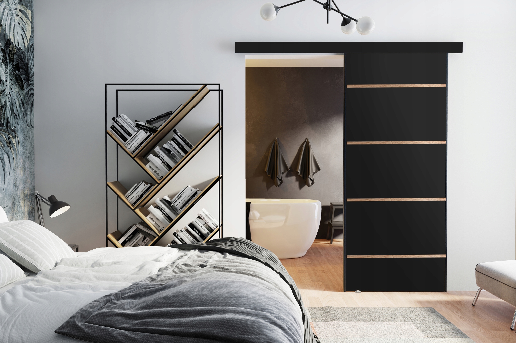 Drzwi przesuwne naścienne ORION PLUS 70