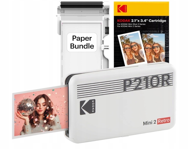 Drukarka fotograficzna Kodak P210RW 60 wkładów mobilna drukarka do zdjęć