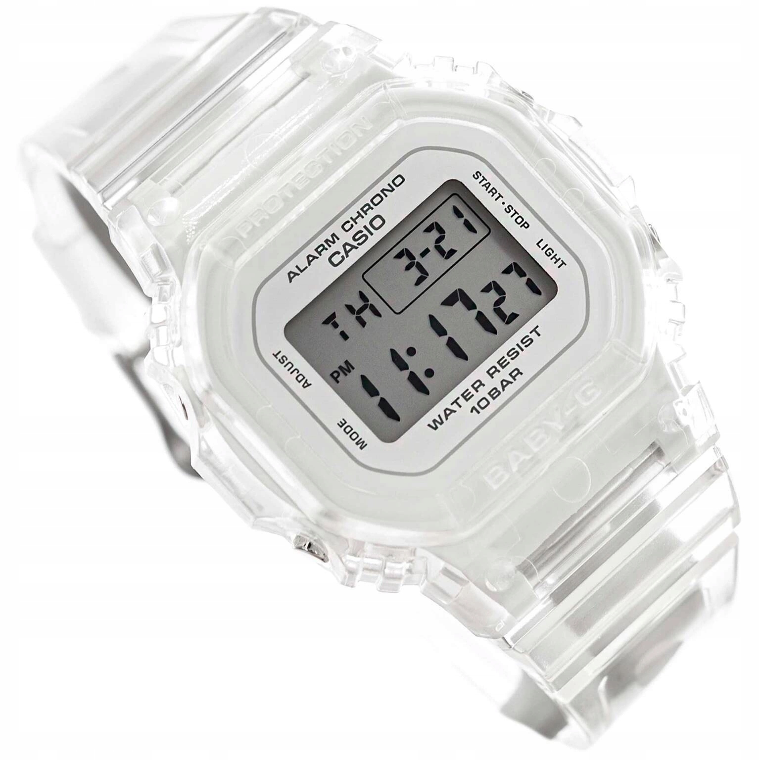 Dámské Hodinky Casio BGD-565US-7ER Baby-g 100 M, Transparentní Budík, Stopky