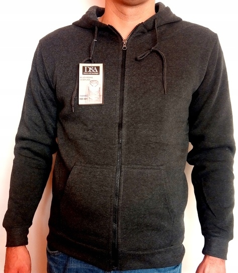 OCIEPLANA bluza MĘSKA z kapturem 3XL