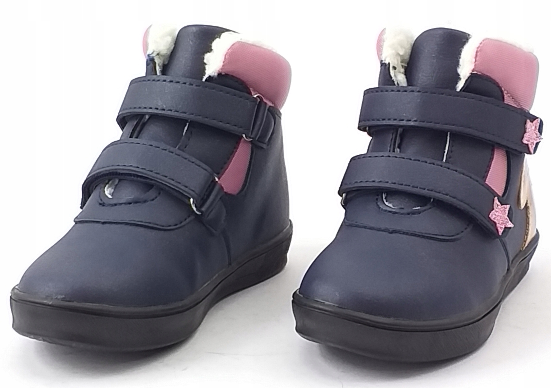 WOJTYŁKO DZIECIĘCE KAMASZE TRZEWIKI NA RZEPY 22 Kolor niebieski