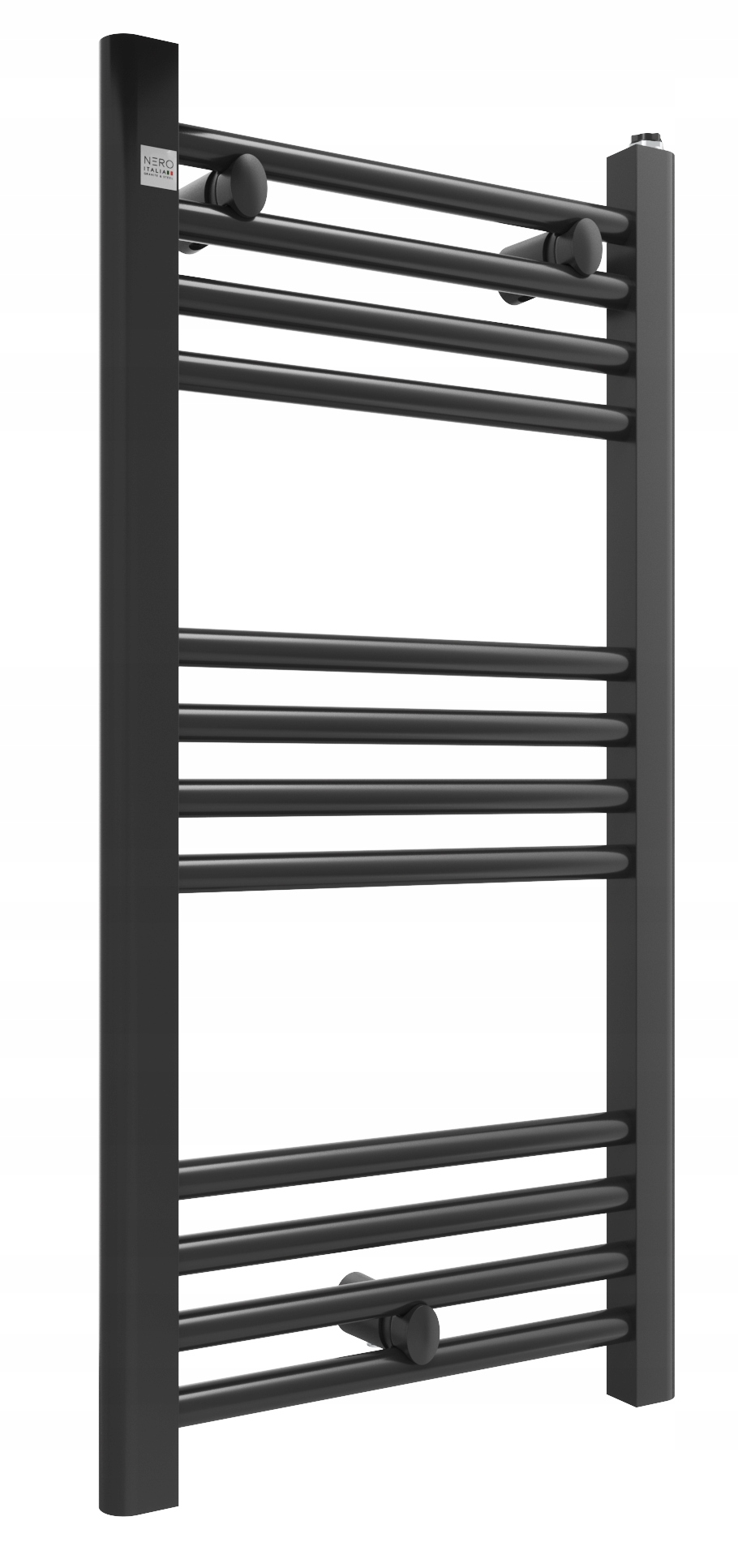 Koupelnový Radiátor Černý 40/80 cm Žebříkový Radiátor Moderní Puerto