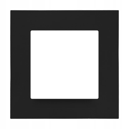 Ramka pojedyncza Czarny mat Simon 55 Line
