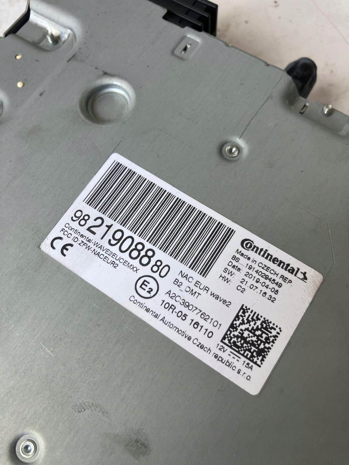 RADIO Navigation NAC WAVE2 PEUGEOT CITROEN 9821908880