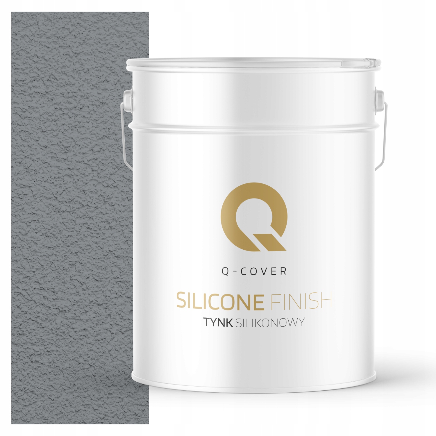 Silikonová Fasádní Omítka Šedá Ral 7045 15KG Beránek Granulace 2.0 mm