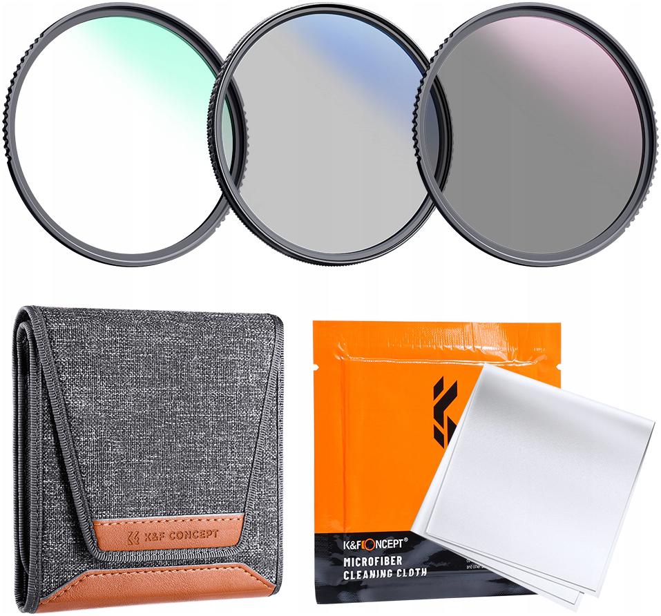 K&f Sada Filtrů Uv Cpl ND4 77 mm Nano filtr