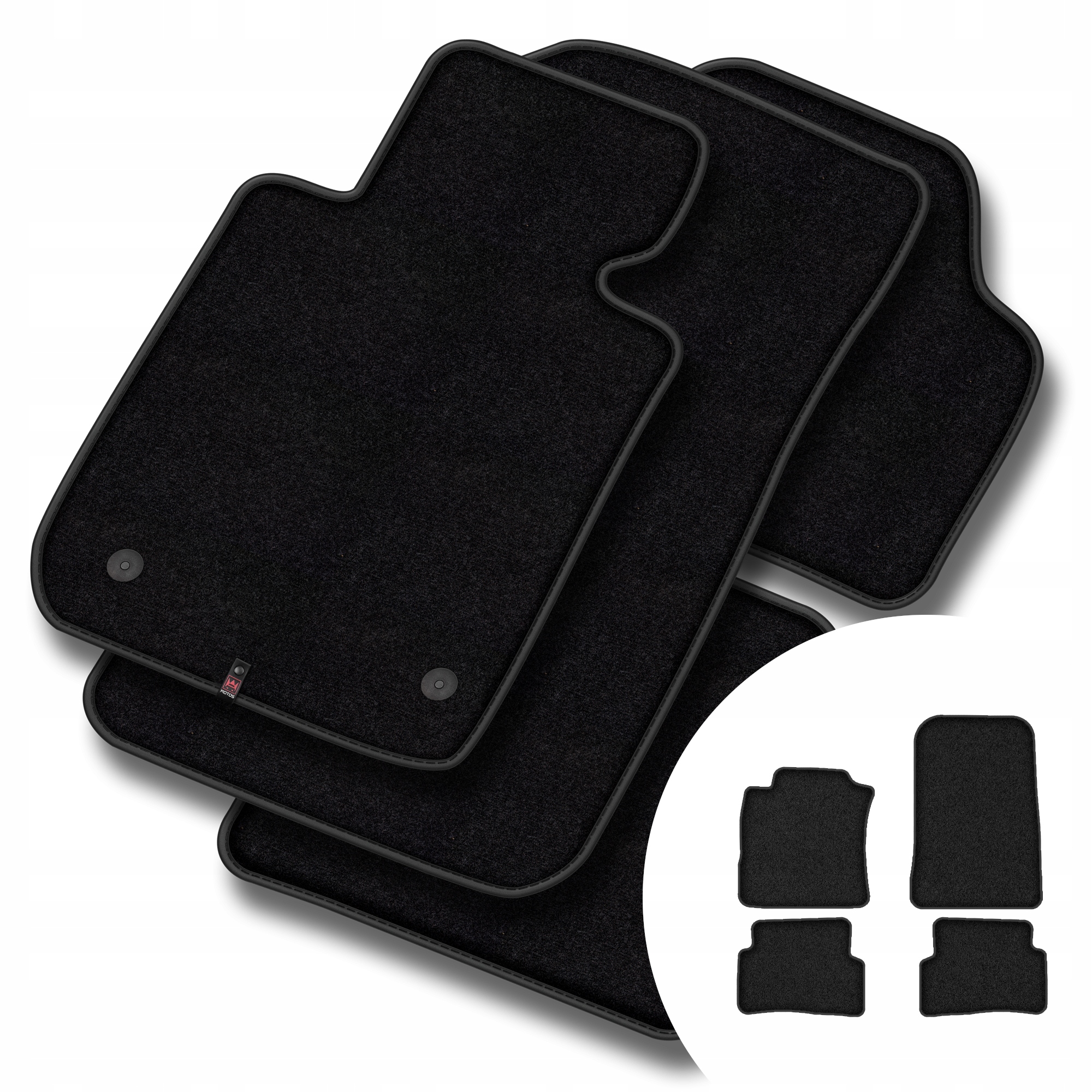 Prémiové velurové koberce pro Renault Modus 2004-2012 2 stopky
