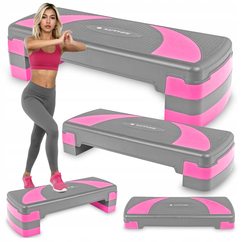 Step Schodek fitness do aerobiku 3 Stopniowy regulowany Stepper do ćwiczeń