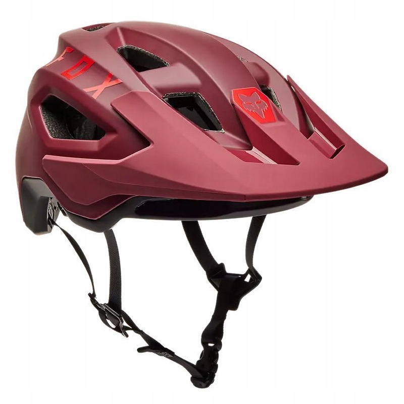 Kask Rowerowy Fox Speedframe Bordeaux Mtb Trail Enduro Czerwony