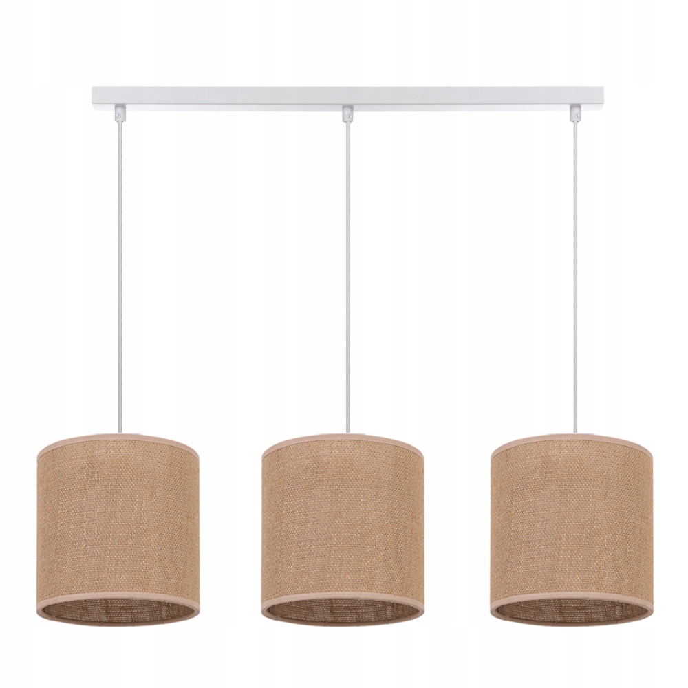 Skandinávská Závěsná Lampa Jutová Tuba Juta