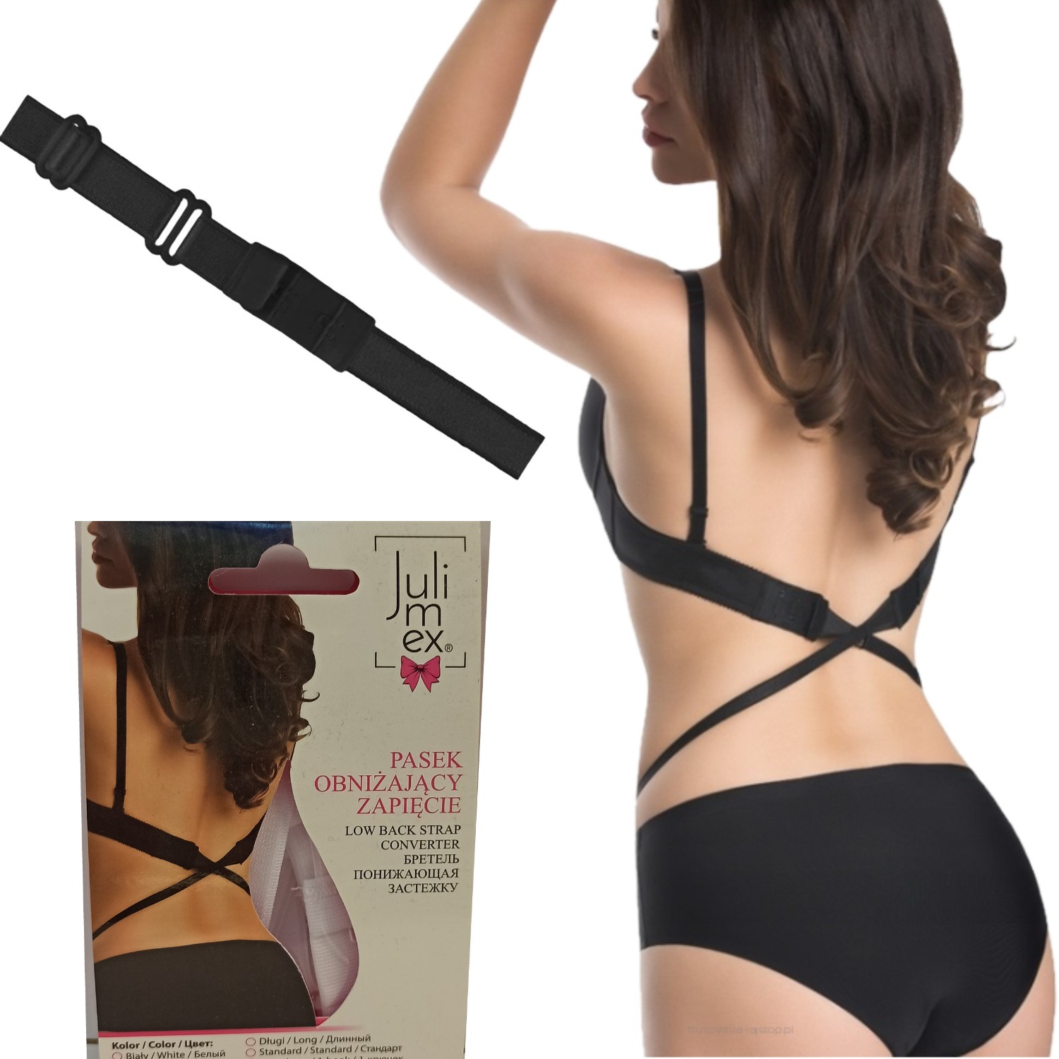 

Julimex 1-rz pasek obniżający zapięcie BA-05 Czarn