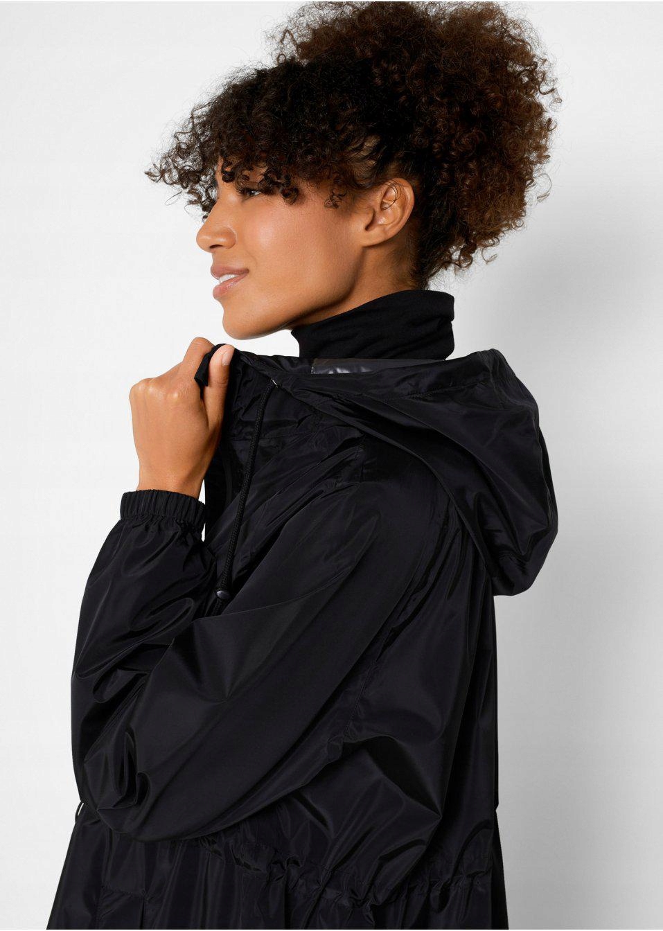Bonprix tth CIENKI PŁASZCZ FUNKCJONALNY 42 Kaptur z kapturem