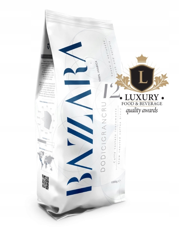 Kawa ziarnista Bazzara Dodicigrancru 1000g