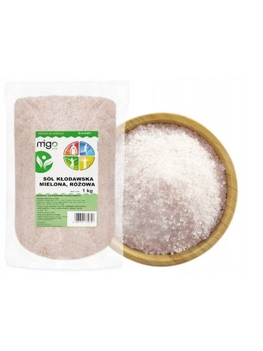 Levně 9 x MIGOgroup, Kladská sůl růžová jemná (1 kg) MIGOgroup
