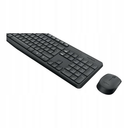 Logitech MK235 Sada klávesnice a myši Bezdrátová Myš součástí balení