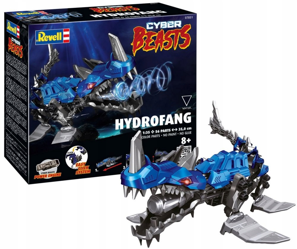 Revell CyberBeasts HydroFang 56 díl. Model pro skládání 07851