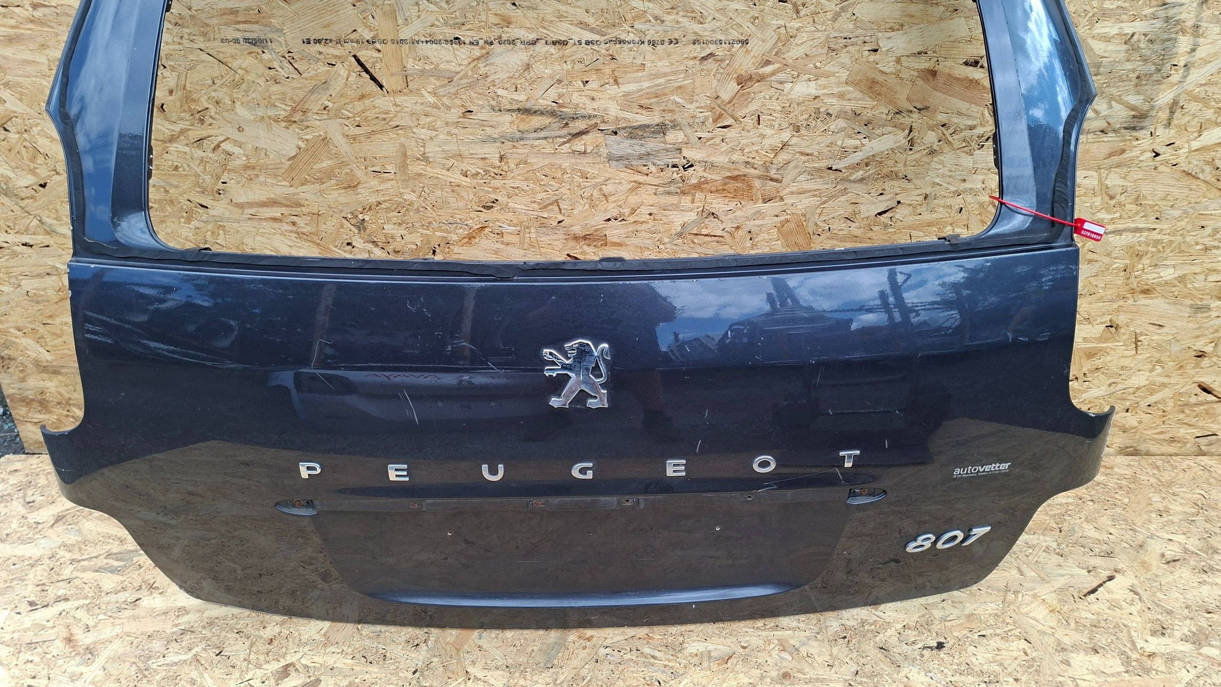 trunk door boot PEUGEOT 807 2002