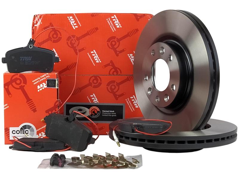 TRW TARCZE + KLOCKI PRZÓD PEUGEOT 407 / SW Strona zabudowy przód