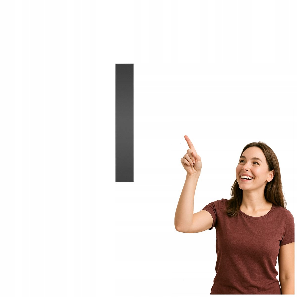 Led nástěnná lampa Mutti 9W 3K černá, moderní Italux