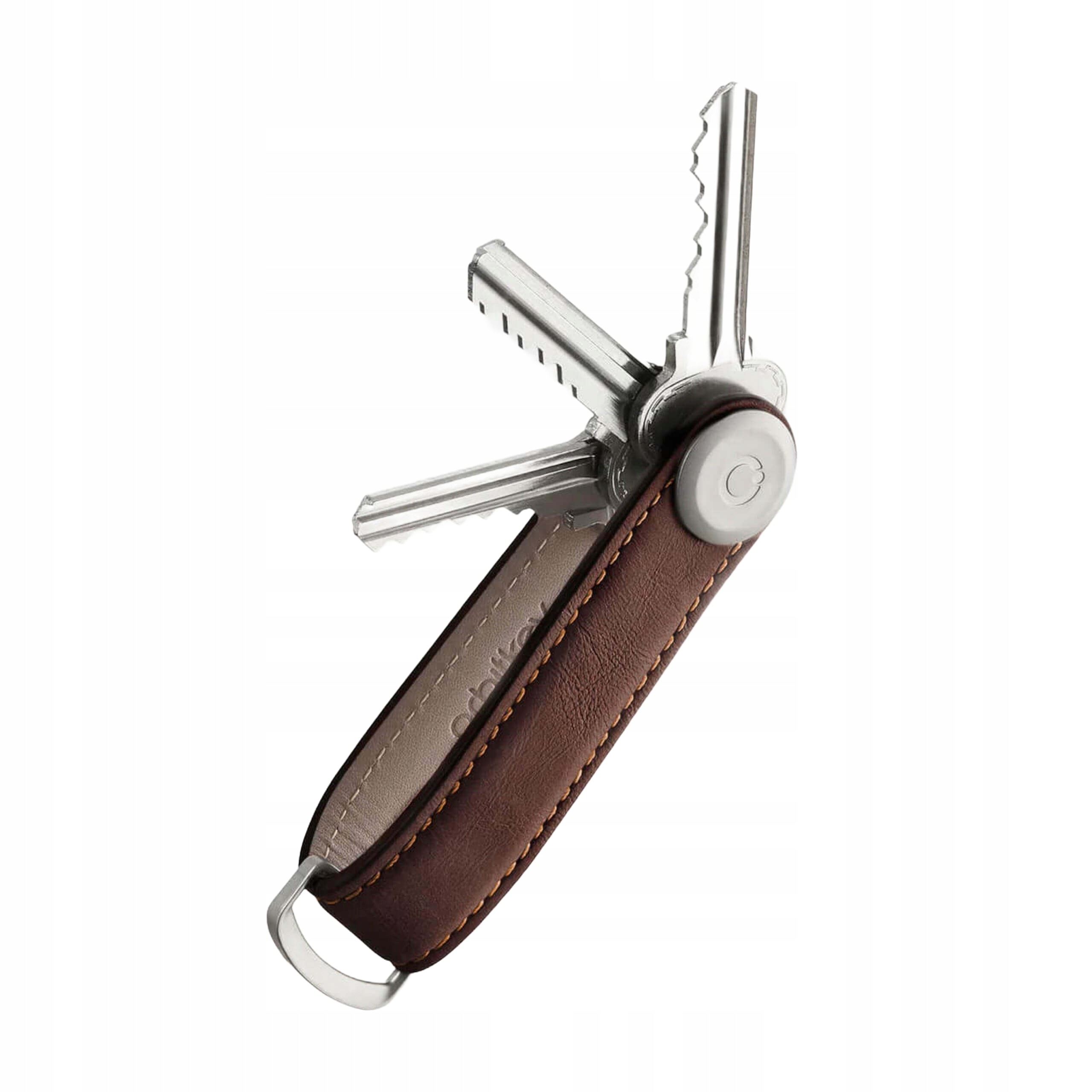 Bronzový organizér na klíče Espresso Orbitkey Key Organiser Leather