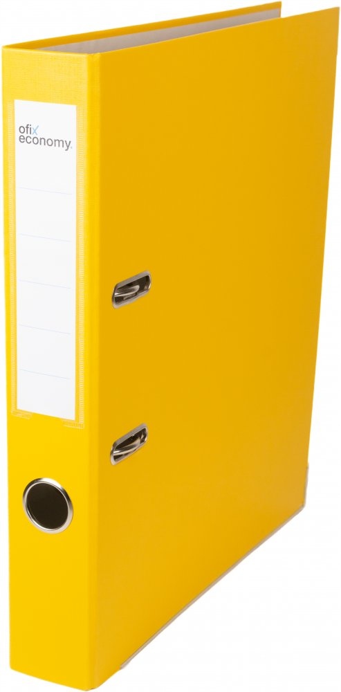 

Segregator A4 50mm Żółty Wzmocniony Okuty