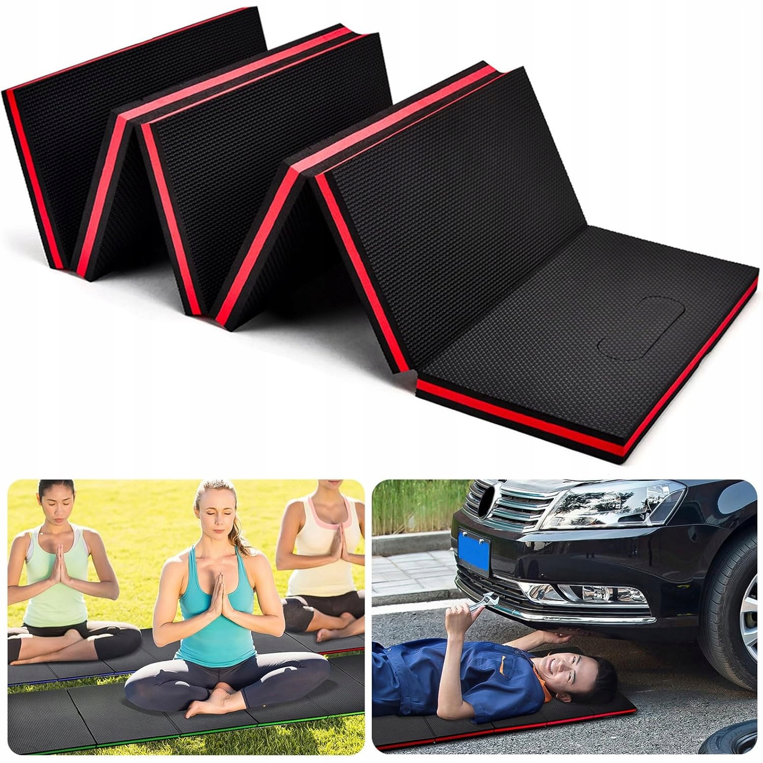 Skládací Dílenská Podložka Eva Pro Ležení Pod Autem O Velikosti 115 CM Neklouže