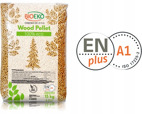 Pellet pelet drzewny certyfikowany EN plus A1 15kg