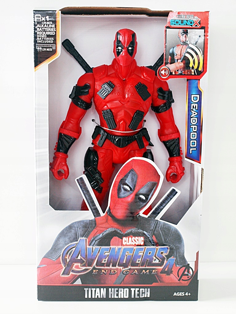 

Figurka Deadpool Z Dźwiękami Interaktywna, 30 CM